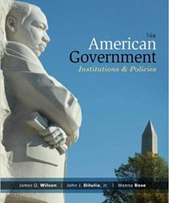 (eBook PDF) American Government: Institutions and Policies 14th Edition