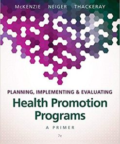 (eBook PDF) Planning, Implementing & Evaluating Health Promotion Programs: A Primer 7th Edition