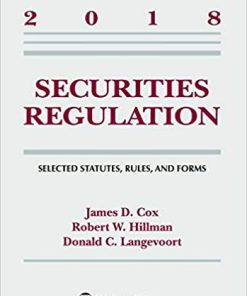 (eBook PDF) Securities Regulation: Selected Statutes, Rules, and Forms, 2018
