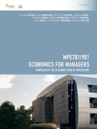 MPE781 Economics for Managers (eBook PDF)