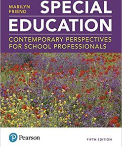 (eBook PDF) Special Education: Contemporary Perspectives for School Professionals 5th Edition