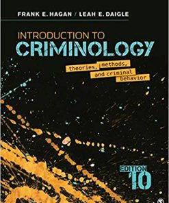 (eBook PDF) Introduction to Criminology: Theories, Methods, and Criminal Behavior 10th Edition