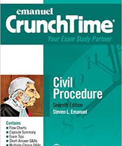 Emanuel CrunchTime for Civil Procedure (Emanuel CrunchTime Series) 7th Edition (eBook PDF)