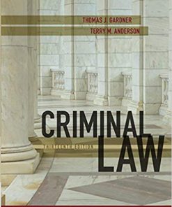 (eBook PDF) Criminal Law 13th Edition by Thomas J. Gardner
