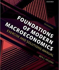 (eBook PDF) Foundations of Modern Macroeconomics: Exercise and Solutions Manual 3rd Edition