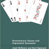 (eBook PDF) Evolution Games Population Dynamics by Josef Hofbauer