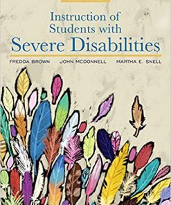 (eBook PDF) Instruction of Students with Severe Disabilities 8th Edition