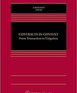 (eBook PDF) Contracts in Context: From Transaction to Litigation (Aspen Casebook)