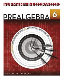 (eBook PDF) Prealgebra: An Applied Approach 6th Edition