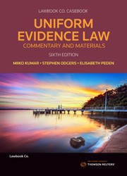 (eBook PDF) Uniform Evidence Law; Commentary and Materials 6e