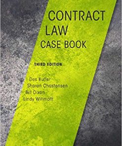 (eBook PDF) Contract Law Casebook 3rd Edition
