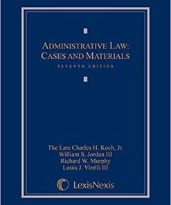 (eBook PDF) Administrative Law: Cases and Materials 7th Edition