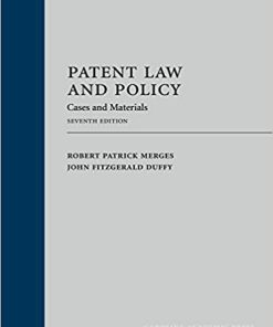 (eBook PDF) Patent Law and Policy: Cases and Materials, Seventh Edition