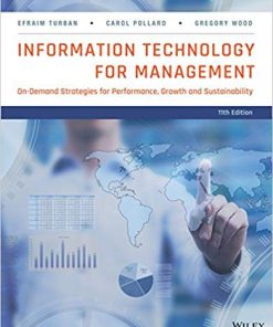(eBook PDF) Information Technology for Management: On-Demand Strategies for Performance, Growth and Sustainability, 11th Edition