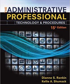 (eBook PDF) The Administrative Professional: Technology & Procedures, Spiral Bound Version 15th Edition
