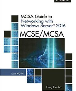 (eBook PDF) MCSA Guide to Networking with Windows Server 2016, Exam 70-741