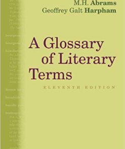 (eBook PDF) A Glossary of Literary Terms 11th Edition