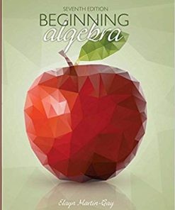 (eBook PDF) Beginning Algebra 7th Edition by Elayn Martin-Gay