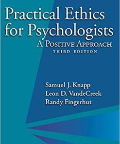 (eBook PDF) Practical Ethics for Psychologists: A Positive Approach 3rd Edition