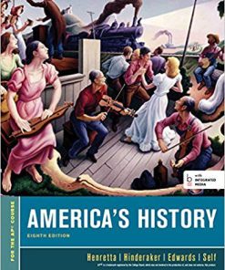 (eBook PDF) America's History, For the AP* Course 8th Edition