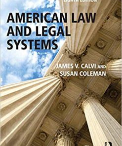 (eBook PDF) American Law and Legal Systems 8th Edition
