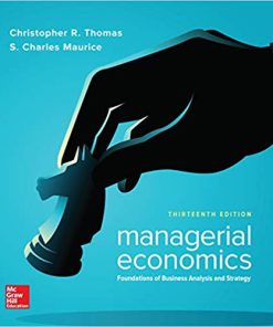 (eBook PDF) Managerial Economics 13th Edition by Christopher Thomas