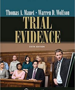 (eBook PDF) Trial Evidence (Aspen Coursebook Series) 6th Edition