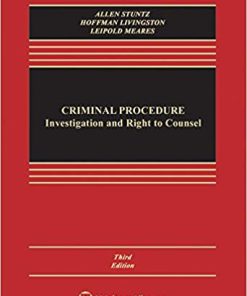 (eBook PDF) Criminal Procedure: Investigation and Right to Counsel