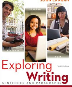 (eBook PDF) Exploring Writing: Sentences and Paragraphs 3rd edition