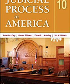 (eBook PDF) Judicial Process in America 10th Edition by Robert A. Carp