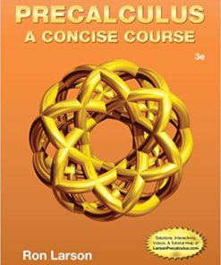 (eBook PDF) Precalculus: A Concise Course 3rd Edition by Ron Larson