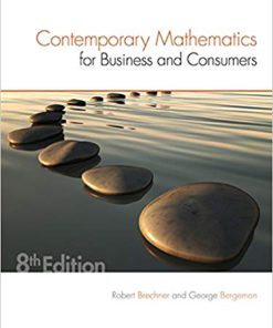 (eBook PDF) Contemporary Mathematics for Business & Consumers 8th Edition