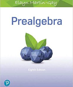 (eBook PDF) Prealgebra, 8th Edition by Martin-Gay, K. Elayn