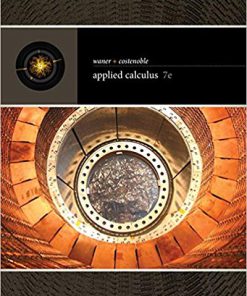 (eBook PDF) Applied Calculus 7th Edition by Stefan Waner
