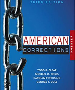 (eBook PDF) American Corrections in Brief 3rd Edition