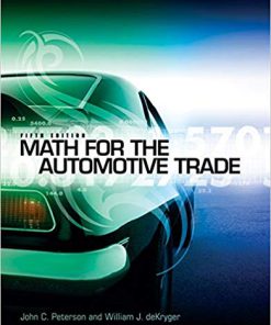 (eBook PDF) Math for the Automotive Trade 5th Edition
