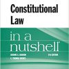 (eBook PDF) Constitutional Law in a Nutshell (Nutshells) 9th Edition