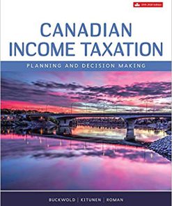 (eBook PDF) Canadian Income Taxation, 2019 - 2020 22nd Edition by William Buckwold