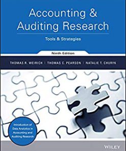 (eBook PDF) Accounting and Auditing Research: Tools and Strategies, 9th Edition