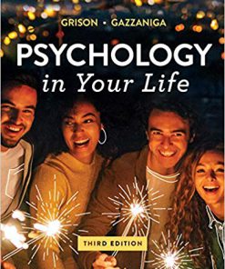 (eBook PDF) Psychology in Your Life (Third Edition) 3rd Edition