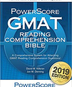 (eBook PDF) The PowerScore GMAT Reading Comprehension Bible: 2019 Editions