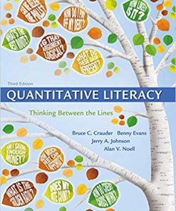 (eBook PDF) Quantitative Literacy 3rd Edition by Bruce Crauder