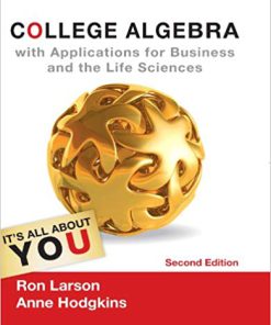 (eBook PDF) College Algebra with Applications for Business and Life Sciences 2nd Edition