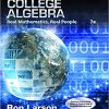 (eBook PDF) College Algebra: Real Mathematics, Real People 7th Edition