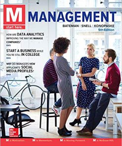 (eBook PDF) M: Management 5th Edition by Thomas Bateman