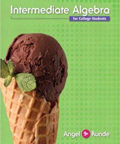 (eBook PDF) Intermediate Algebra For College Students 9th Edition