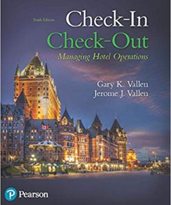 (eBook PDF) Check-in Check-Out: Managing Hotel Operations 10th Edition