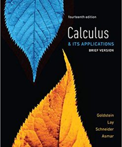 (eBook PDF) Calculus & Its Applications, Brief Version 14th Edition