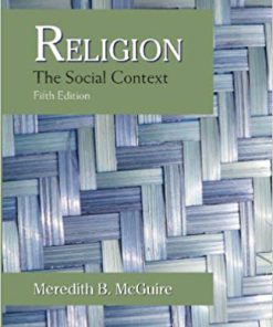 (eBook PDF) Religion: The Social Context 5th Edition