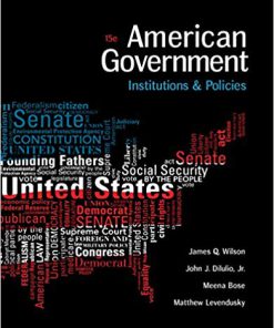 (eBook PDF) American Government: Institutions and Policies 15th Edition